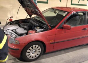 Fahrzeugbrand im Oswaldibergtunnel